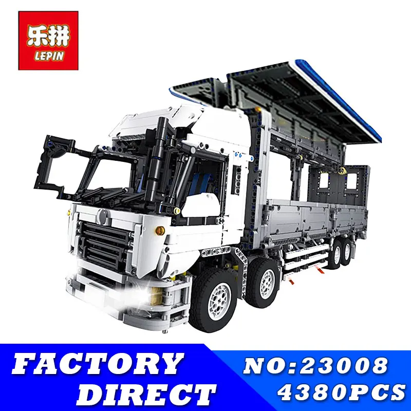 

Technical Series LEPIN 23008 4380Pcs The MOC Wing Body Truck Set Educational Building Block Bricks Children Toys Model Gift 1389