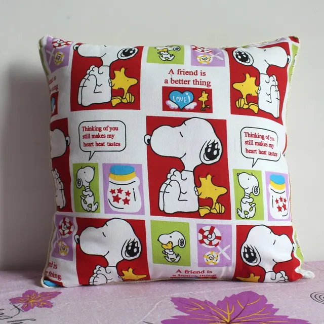Pillowcase 1pcs 19 Inch 50cm Cute Dog Cotton Pillow Cover Pillowcase 1pcs 19 Inch 50cm Cute Dog Cotton Pillow Cover Whole P33