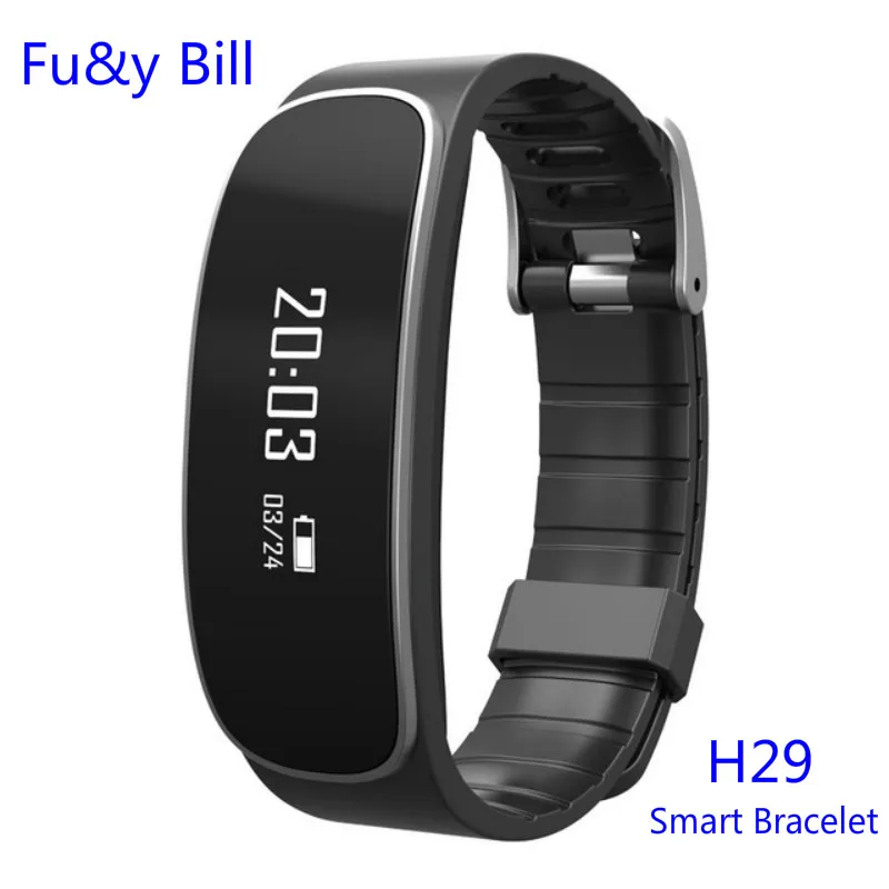 New Fashion H29 Heart Rate Monitoring Smart Bracelet Call To Remind The Movement Step Smart Bracelet