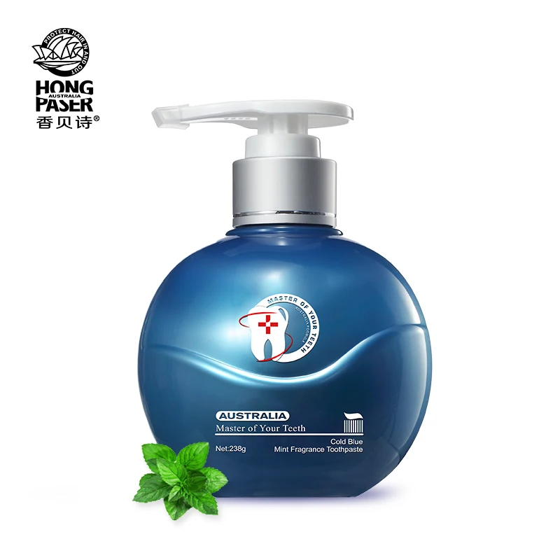 

HONG PASER Natural refreshing Iced Mint Anti-sensitive Deep Cleaning Oral Relief Tooth ache High-grade Pressing Toothpaste