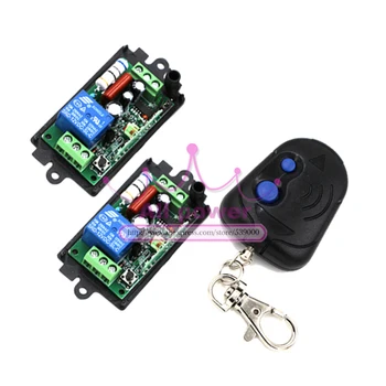 

Free Shipping AC 110v 220V ON/OFF Wireless Lamp Remote Control Switch with 2 Receiver and 1 Transmitter