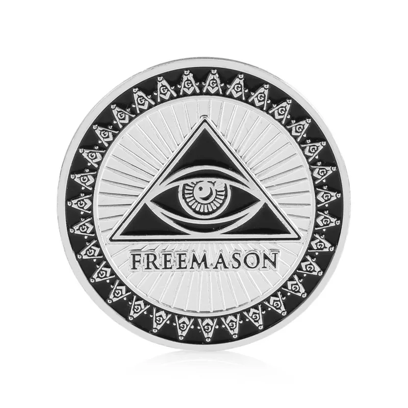 Masonic Freemasonry Памятная Монета маркер искусство коллекция физический