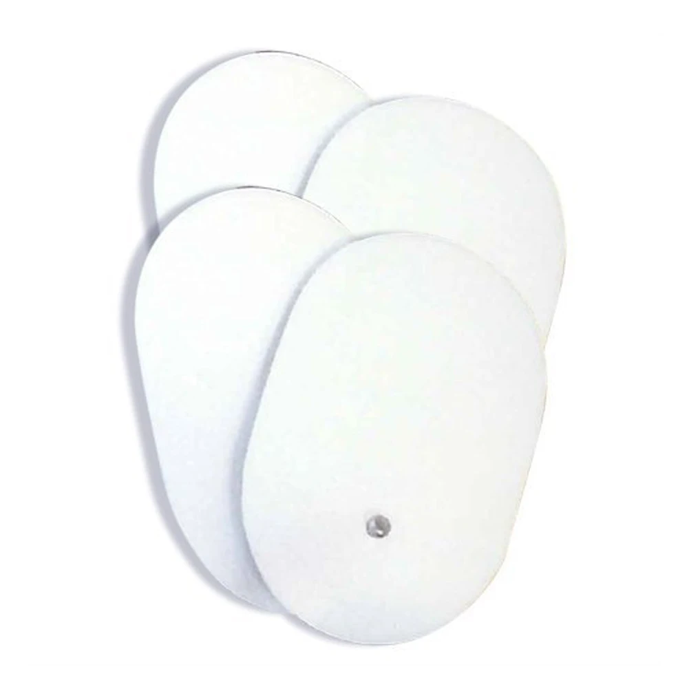 

Replacement Massage Massager Pads Patches Silicone Massager Pads Professional Electrode Patch Impulse Massage Unit Pads 4Pcs Col
