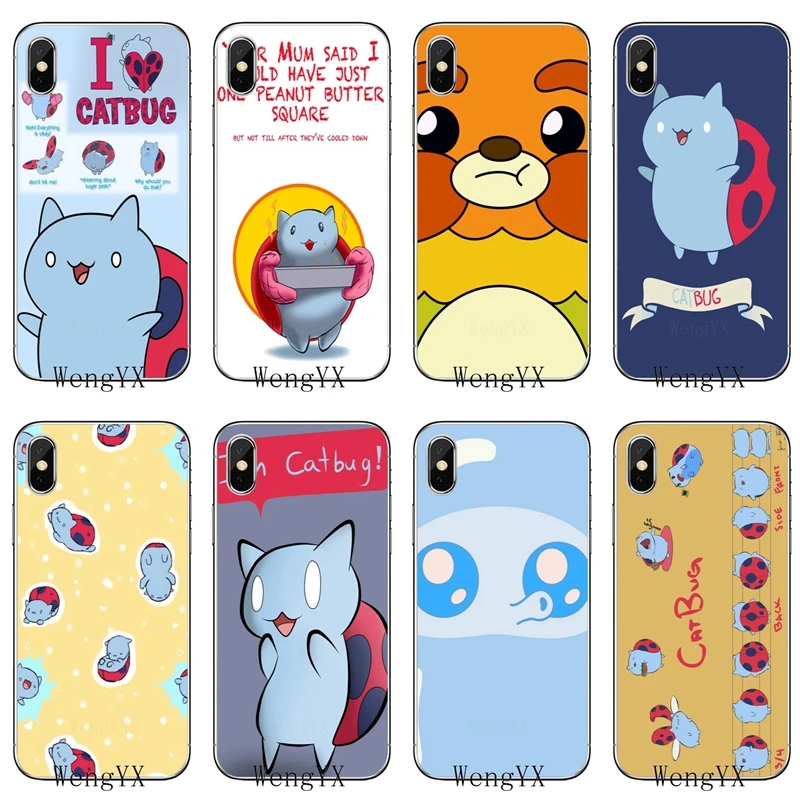 

I'm Catbug slim silicone TPU Soft phone cover case For Huawei P7 P8 P9 P10 P20 pro Lite plus P Smart Mini 2017