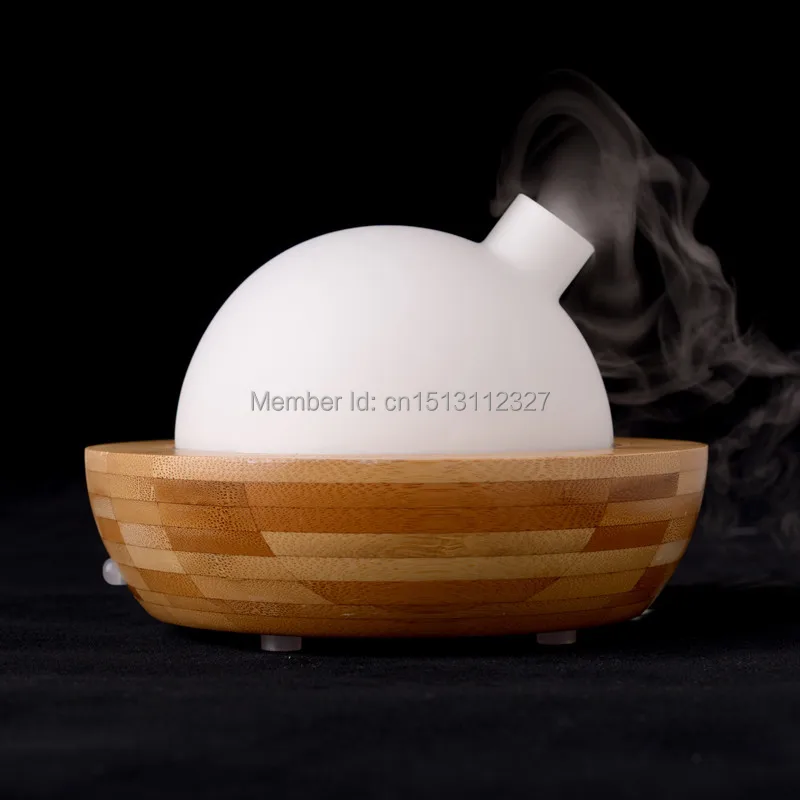 Aroma diffuser mist maker made of bamboo and glass for air condition room | Бытовая техника