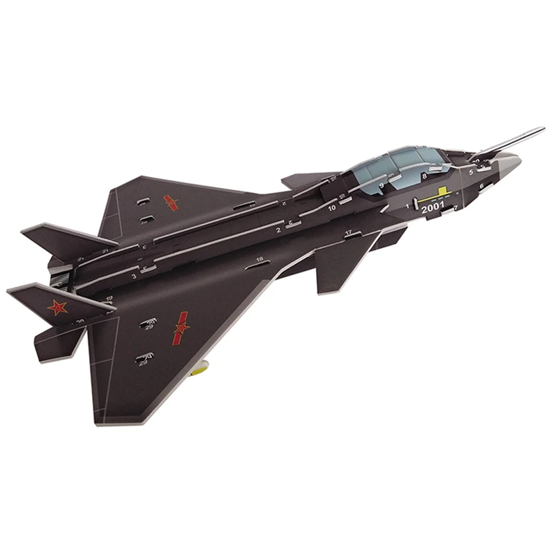 

3D Puzzle Safe Foam Model Building Architecture Diy House Aircraft Fighter Military Model Diy Toys for Kids