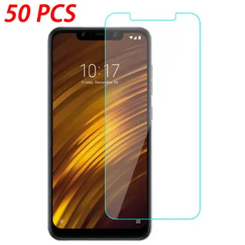 

50PCS For pocophone f1 Screen Protector tempered glass 9H Tempered Glass for xiomi for redmi 6pro glass Wholesaler for Xiaomi 8