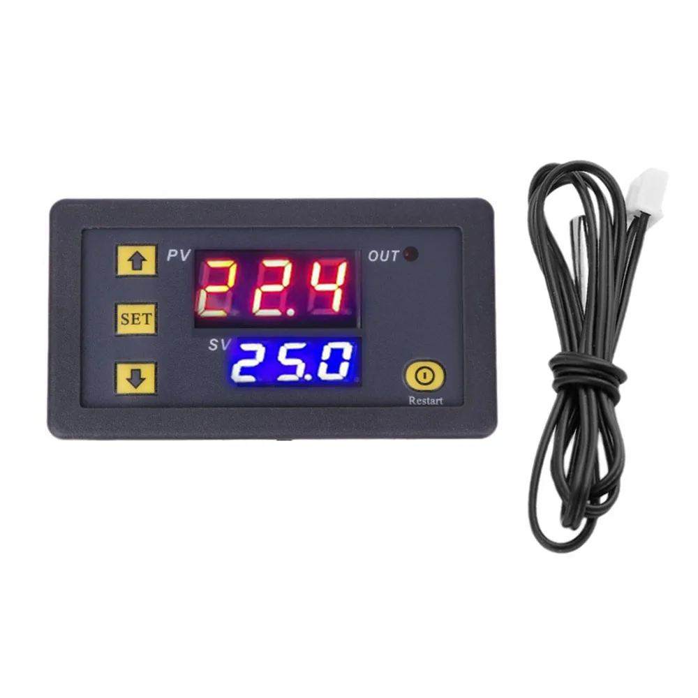 5 В/12 В/24 В/220 В Высокоточный температурный контроллер термометр с цифровым дисплеем