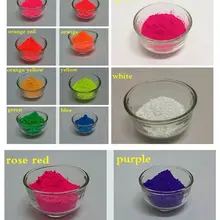 Смешанный 12 цветной Флуоресцентный порошок, светящийся под УФ, 120 г/лот, фосфорный пигмент порошок для ногтей, полировка, живопись и печать. t свет