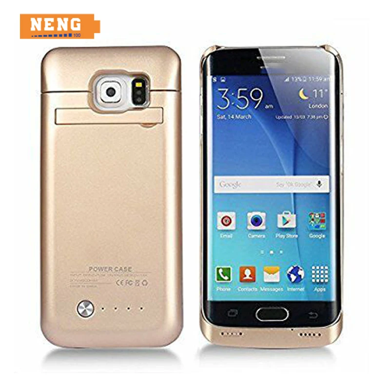 

NENG High capacity 4200mAh New Slim Protective Portable Charging Case Power Bank Charger Case for Samsung Galaxy S6 Stand