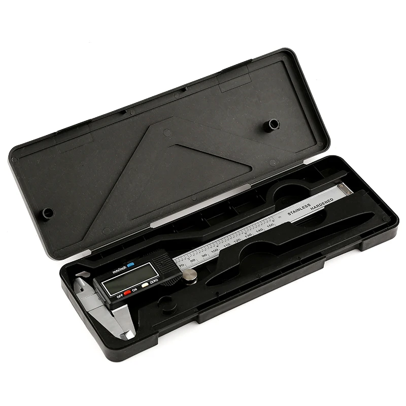 

0-150mm Electronic Digital Vernier Caliper Stainless Steel Rule Gauge Micrometer Paquimetro Messschieber LCD Measuring Tool