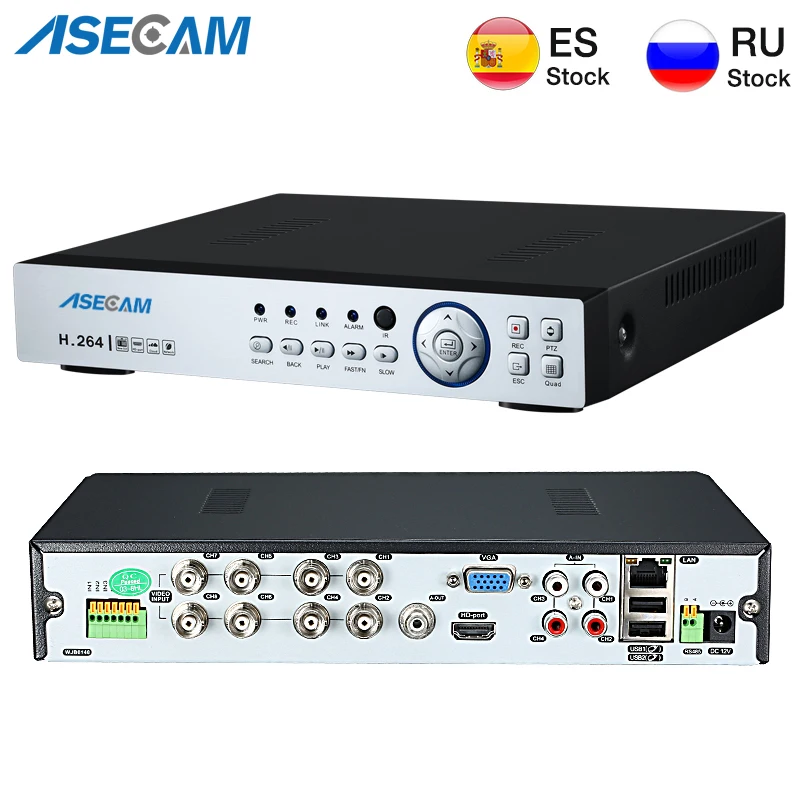  New Super 8CH 4MP AHD DVR Digital NVR Video Recorder for CCTV Security Camera IP Onvif Network HD 1