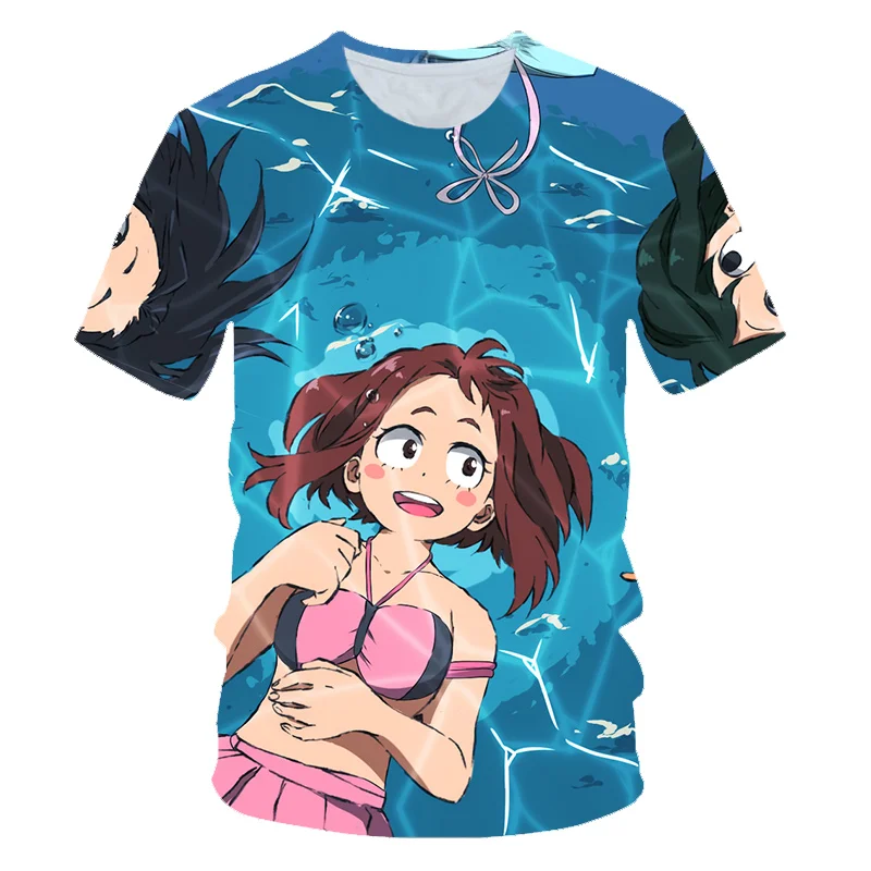 

Hip Hop HD 3D Unisex T-Shirt Men Women Japanese T Shirts Boku No Hero Academia Anime Print TShirt My Hero Academy Tee Shirt Tops