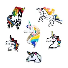 

6 Pcs/set Animals Horse Shaped Embroidery Patches Iron On Patch Sew On Patches Sewing Accessories For Clothes Jeans Decoration