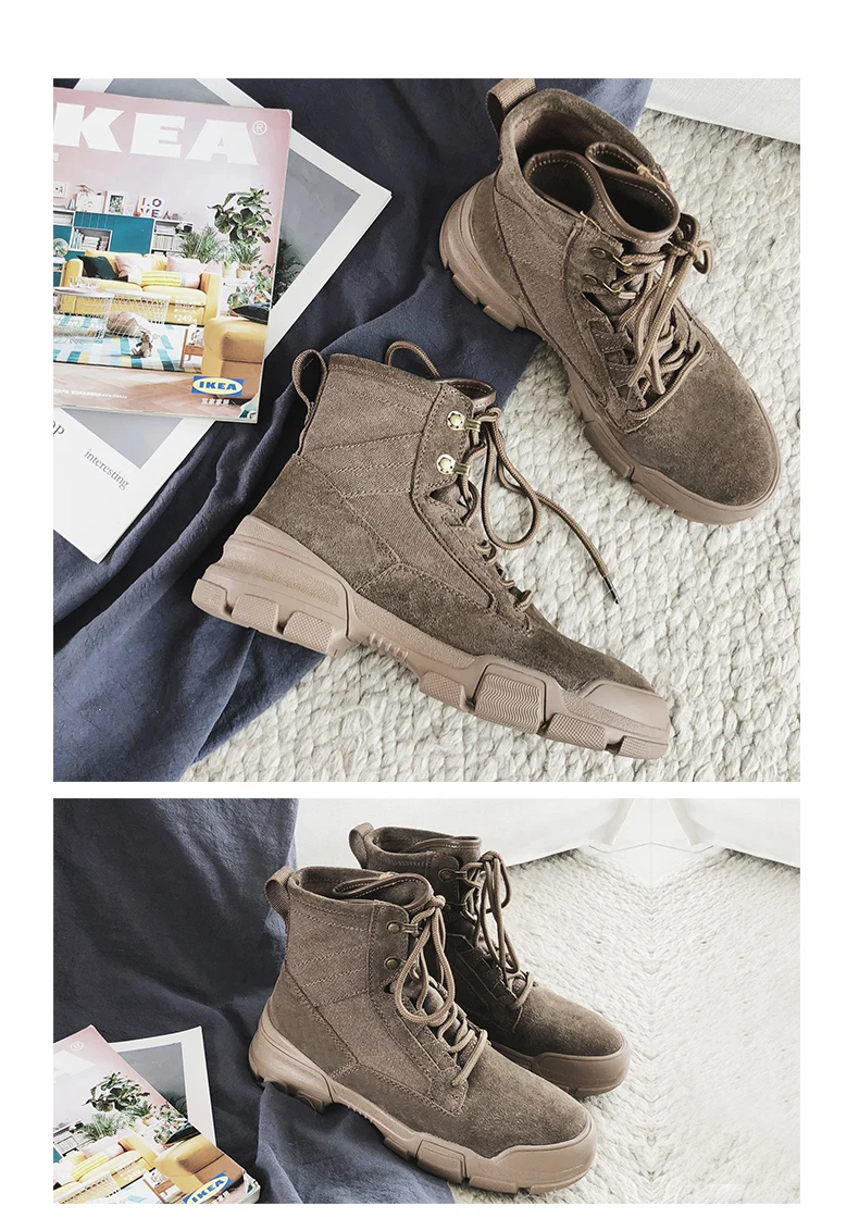 MYCOLEN/ Новое поступление; Зимние женские ботильоны; обувь в байкерском стиле; женские ботинки; высокие ботинки на шнуровке; Botas Feminina
