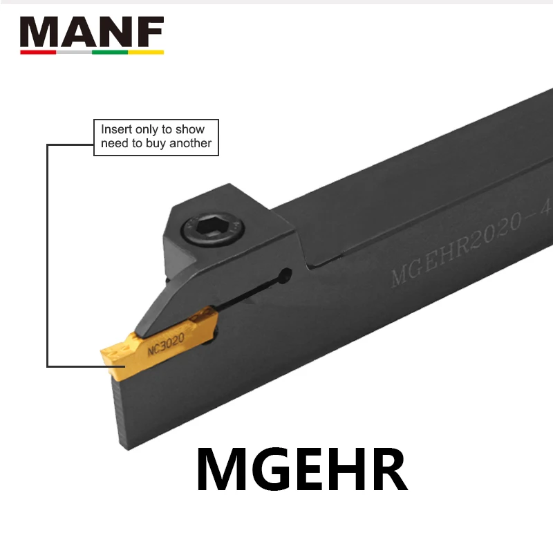 

MANF Turning Tool MGEHRR1616 MGEHR2525 External Grooving Tool Holder Cutting-off Toolholders Turning Lathe Cutters