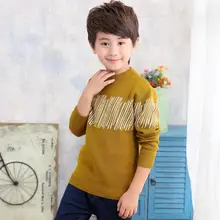 Свитер для мальчиков модная, детская и подростковая для маленьких детей Одежда для мальчиков осень-зима принт пуловер, вязаные свитера, одежда для детей