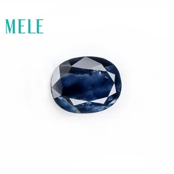

Natural Blue Sapphire loose gemstone for jewelry making,4*6-6*8mm oval cut 1-2ct 2pcs fine jewelry DIYstones with High quality