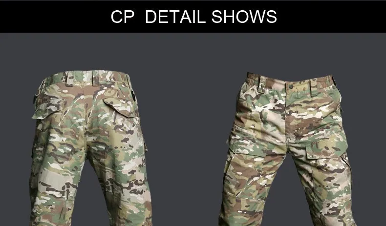 Водонепроницаемые армейские спецназ армейские брюки-карго военные тактические нейлоновые брюки с большими карманами Мужские дышащие быстросохнущие штаны