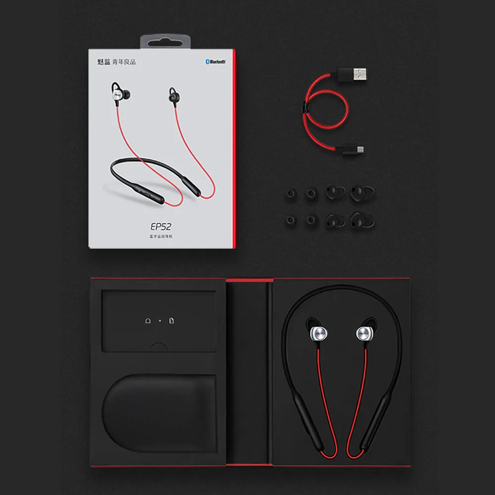 Original Meizu EP52 Sport Wireless Bluetooth 4.1 Fone Meizu EP52 Bluetooth Earphone Headphone With Mic 8 Hours Play Apt-X  (9)