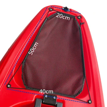 

90 x 28cm Marine Kayak Canoe Boat Carrier Deck Cargo Net Luggage Mesh Net Bungee Carrier Net DIY Rigging Accessories