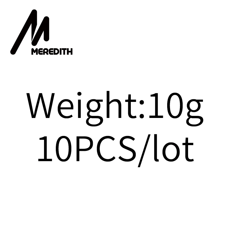 MEREDITH 10 шт./лот, высокое качество, 1,5 г/2 г/3,5 г/5 г/7 г/10 г/14 г, свинцовая головка, крючок, джиг, приманка, рыболовные крючки для мягкой приманки, рыболовные снасти - Цвет: 10g-10pcs