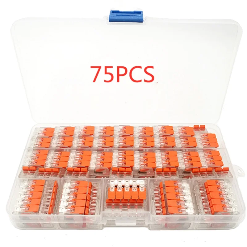 

Wiring terminal PCT75PCS is equipped with multiple high-current electrician household all-purpose quick box connectors