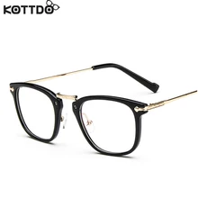 KOTTDO Фирменная оправа для очков Для мужчин Для женщин прозрачные Линзы для очков очки Для женщин оптический мужской женский gafas Óculos