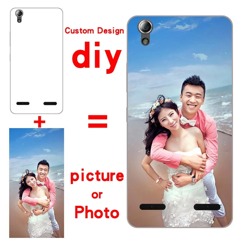 

Soft Silicone cases Custom Design picture phone Case For Lenovo K10 K10e70 5.0" Photo flower DIY Personalized Cover Coque
