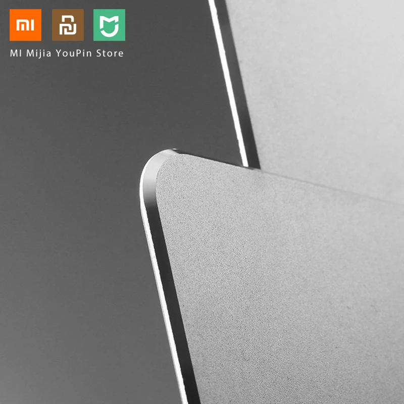 Xiaomi Mi металлический алюминиевый сплав коврики для мыши противоскользящая тонкая мышь Pad ПК ноутбук 300*240*3 мм/240*180*3 мм