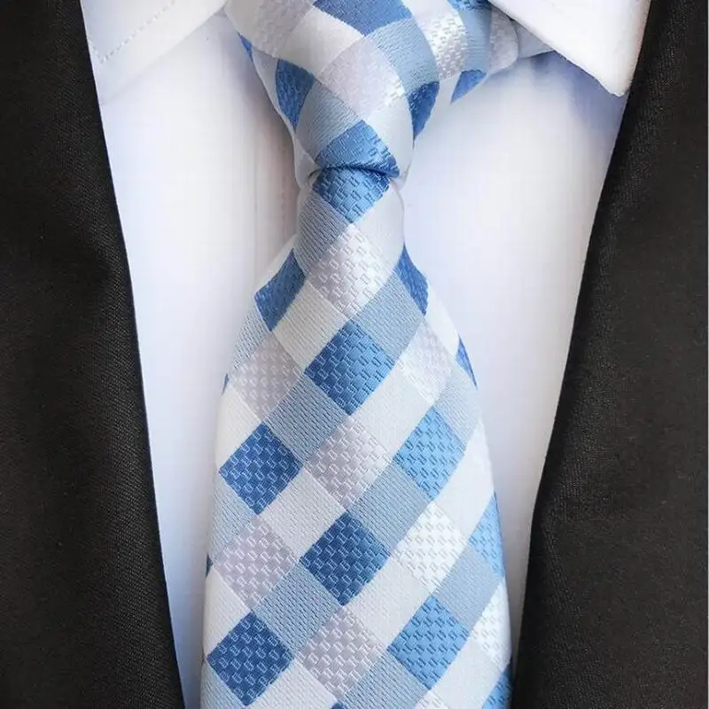 SKng Новый Для мужчин полосатый галстук жаккардовые Для мужчин галстук шеи галстук шелк 100% Classic для Для мужчин Формальные Свадебная