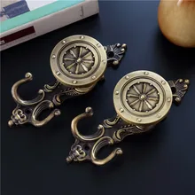 Новое поступление 1 пара Роскошные солнцезащитные металлические крючки для штор настенные декоративные подхваты для штор Аксессуары для штор