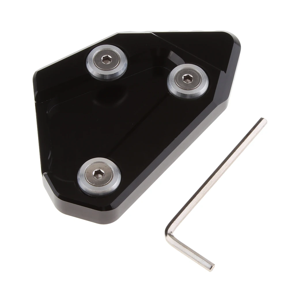 Motorcycle Kickstand Side Stand Plate Pad Base For SUZUKI GSXR1000 K9 L1-L5 2009-2017 Kickstand Extension Plate Pad 