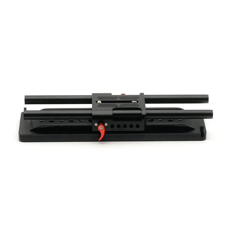 

15Mm Cnc Aluminum Camera Base Plate With Arri Standard Dovetail Tripod Plate For Dslr Video Camcorder Sony Nikon Canon Bmcc Ca