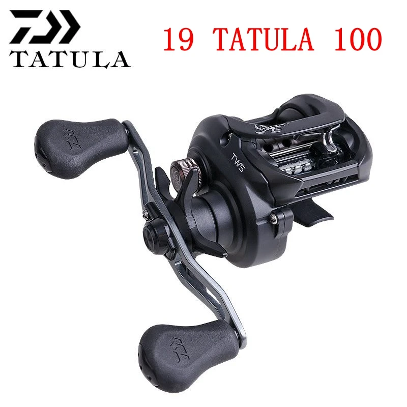 Daiwa TATULA 100 H 100HL 100HS 100HSL 100XS 100XSL Макс Перетащите 5 кг низкий профиль Рыболовная катушка кастинговая катушка 7BB+ 1RB
