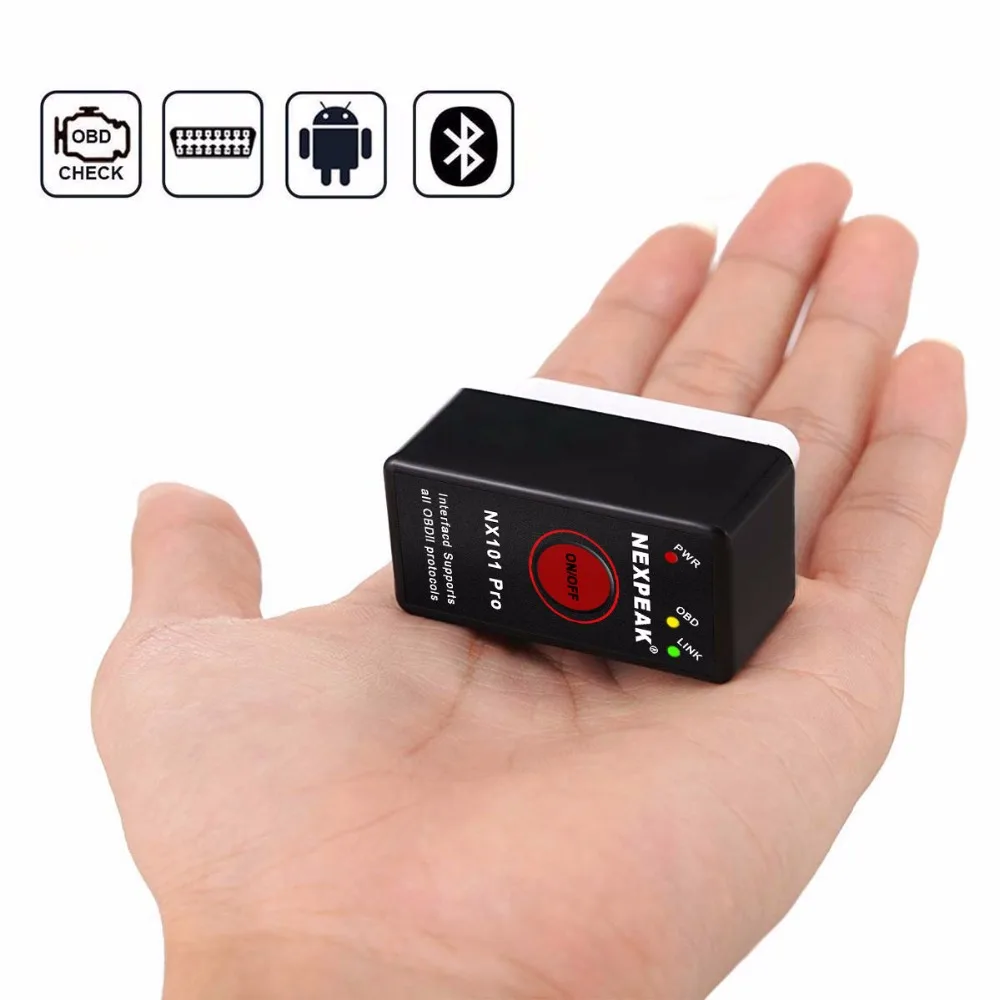 Автомобильный диагностический сканер ELM327 OBD2 PIC1825K80 V1.5 Bluetooth ELM 327 ODB 2 для Android|auto