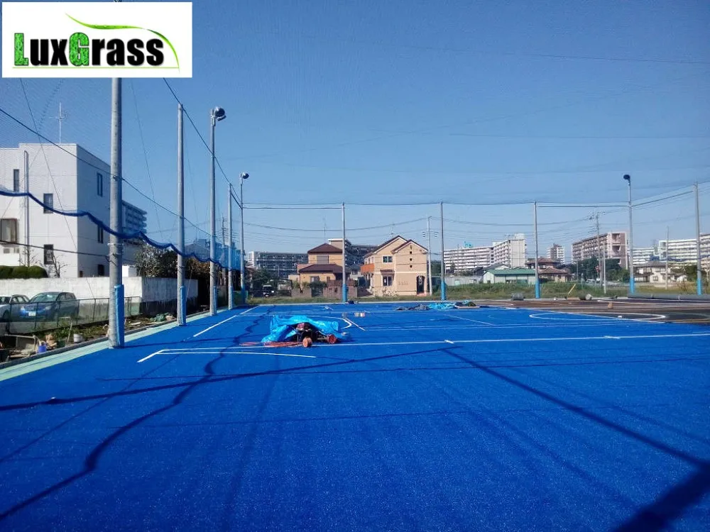 Blue Tennis artificial turf grass