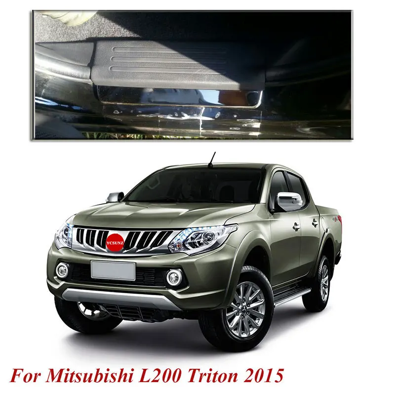 Для Mitsubishi L200 Triton пороговые полосы стальные дверные декоративные пороги автомобильные пороги для Mitsubishi L200 Ycsunz