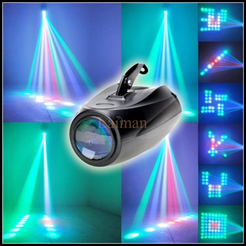 

Amazing Auto/Sound Active 64 LEDs RGBW Light Disco light Club Party Show Hundreds of Patterns Dj Bar Wedding Stage Party Lights