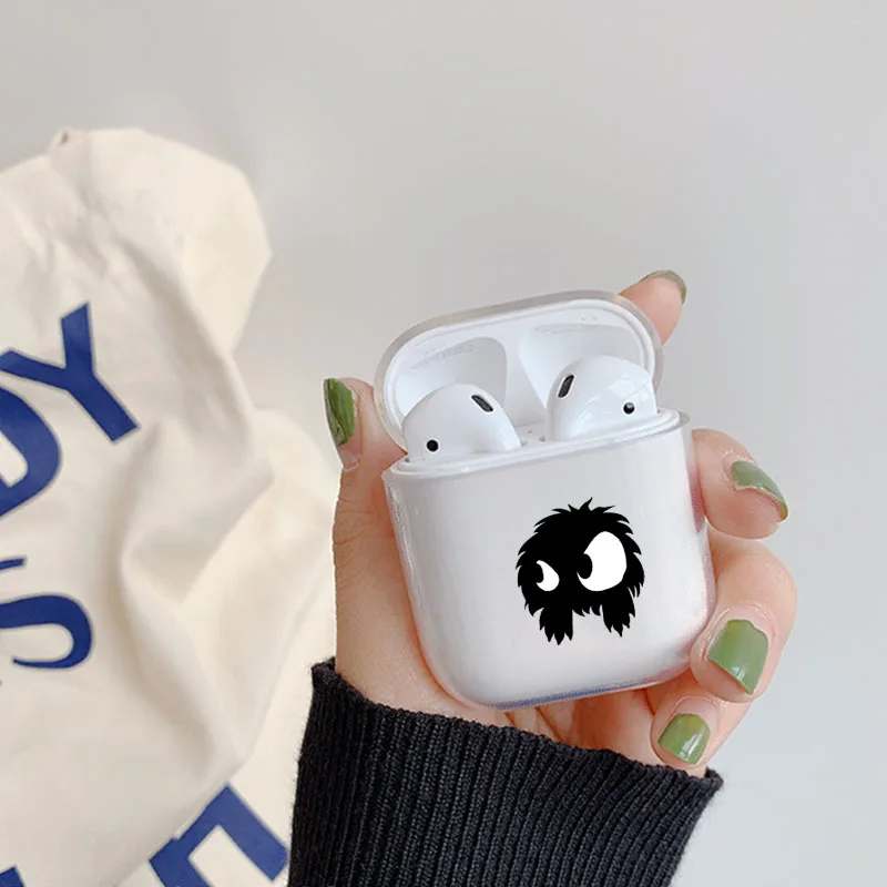 Прозрачный чехол для Apple airpods с милыми животными и собаками, беспроводной Чехол для наушников с Bluetooth для наушников Airpods, жесткий защитный чехол