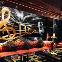 Beibehang Пользовательские Фото Обои фреска динамическая музыка символ бар KTV коробка фон обои домашний декор papel де parede
