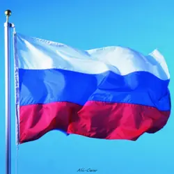 2018 Горячая 90 х 150 см российский флаг полиэстер флаг для наружного и внутреннего размещения украшения дома RUS флаги A89