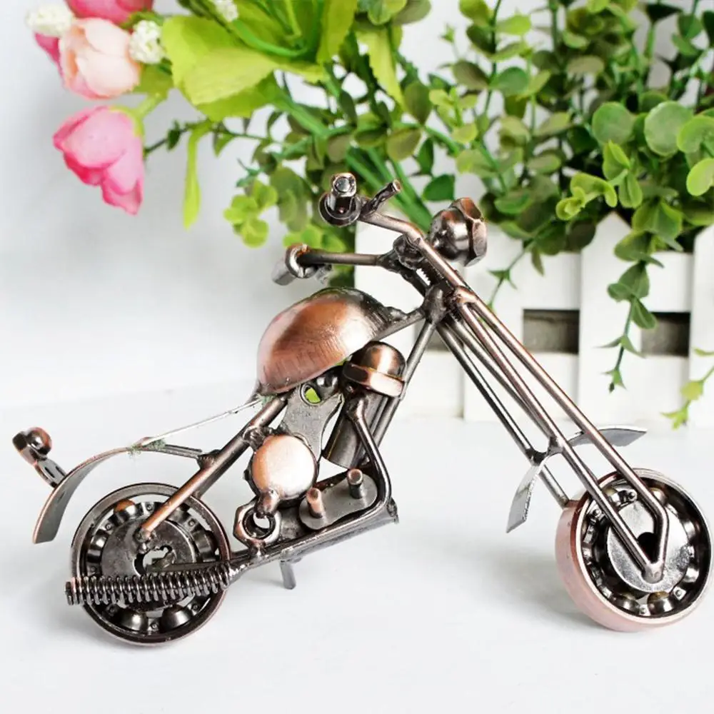 Motorcycle Model Motorcycle Sculpture Motorbike Figurines Desktop