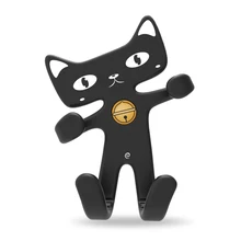 SUKO Flexível de Silicone Suporte Do Telefone Móvel Universal Air Vent Car Mount Suporte para Carro Titular de Telefone Celular de Borracha Macia Gato Moda