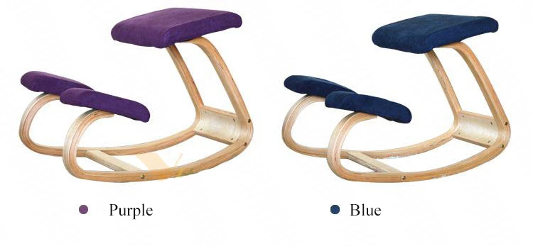 Ergonômico ajoelhado cadeira fezes móveis de balanço
