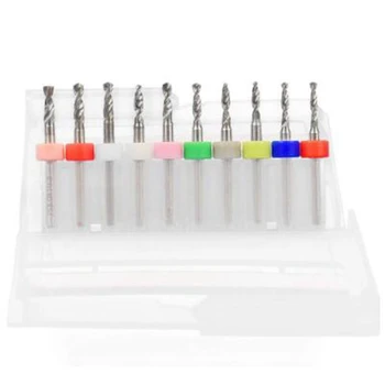 

Pcb Drill Bit Cnc Router Wood Metal Wood Cutting Board Engraving Exercise Tool Print Circuit Board Mini Cnc Drilling Bit Set W