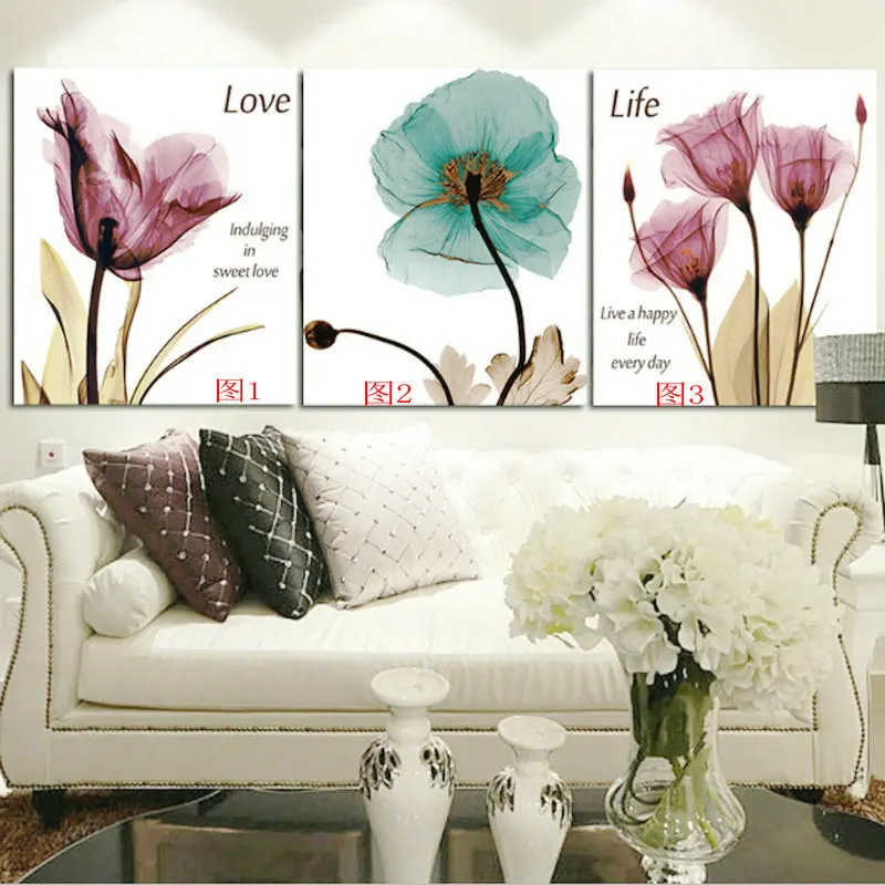 

Peony Flower Print Canvas Diy Cross Stitch Kits Needlework Sets for Embroidery Kits Home Decor Wall Painting Cotton Thread