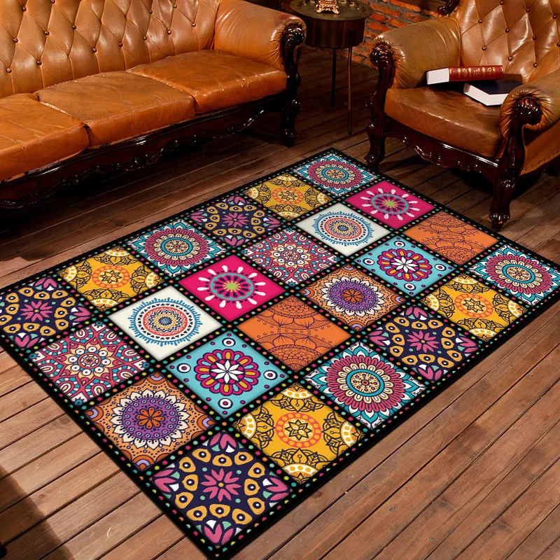 Modern Geometric Home Mat Room Area Rug Floor Carpet For Living Room Bedroom Large Trellis Design Cat Tapete Para Sala Alfombra