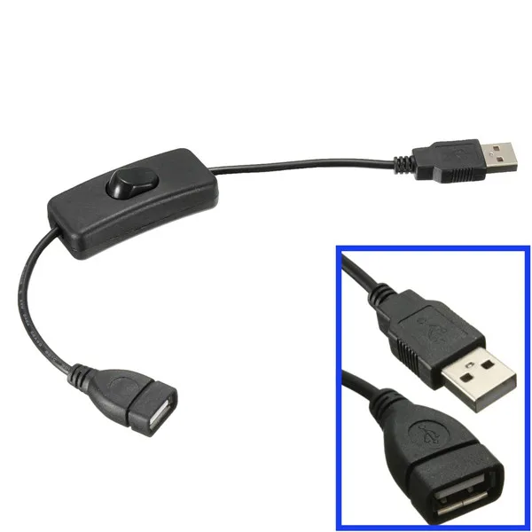 USB Cable With Switch Power Control Raspberry Pi 2 a B MicroB on off Toggle T16 for sale online 