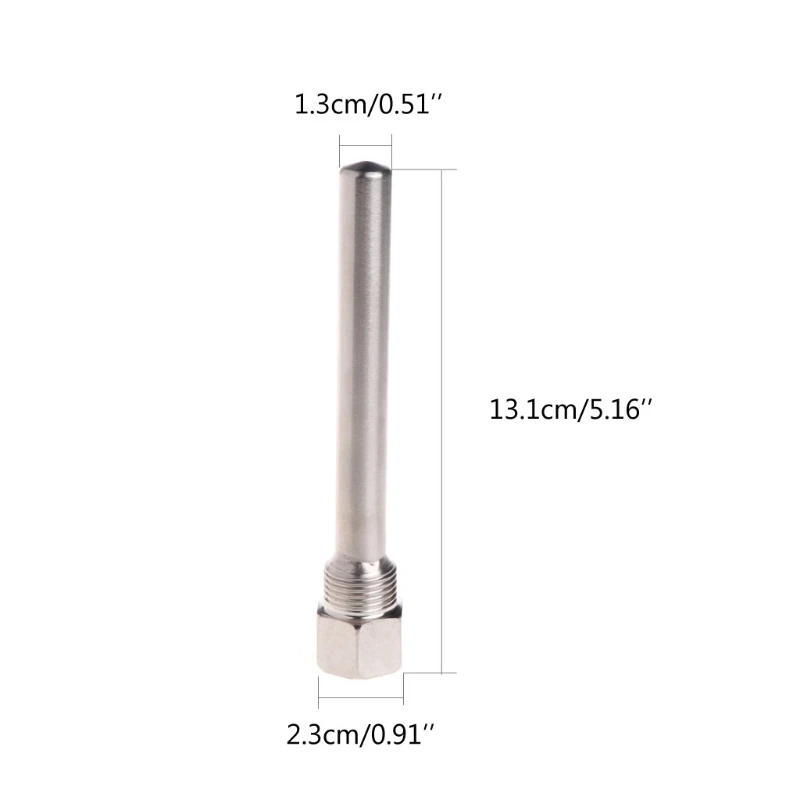 Thermowell из нержавеющей стали резьба NPT 1/2 дюйма длина 130 мм для температурных